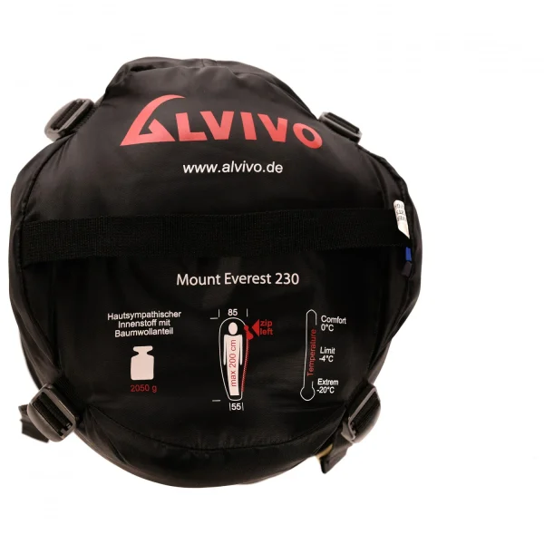 Alvivo – Mount Everest 210/230 – Sac De Couchage Synthétique Paris 7
