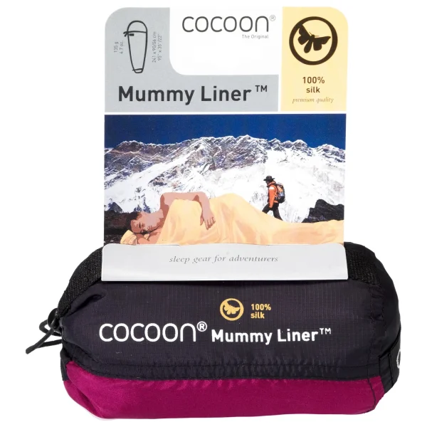 luxe soldes Cocoon – MummyLiner Silk Economy Line – Drap De Sac De Couchage 3