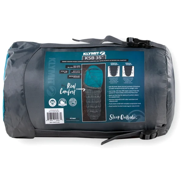Promotio de vente Klymit – KSB 35 – Sac De Couchage Hybride 6