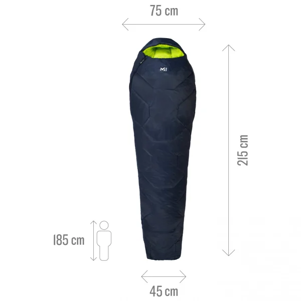 Retour Facile et Gratuit Millet – Baikal 1100 – Sac De Couchage Synthétique 4