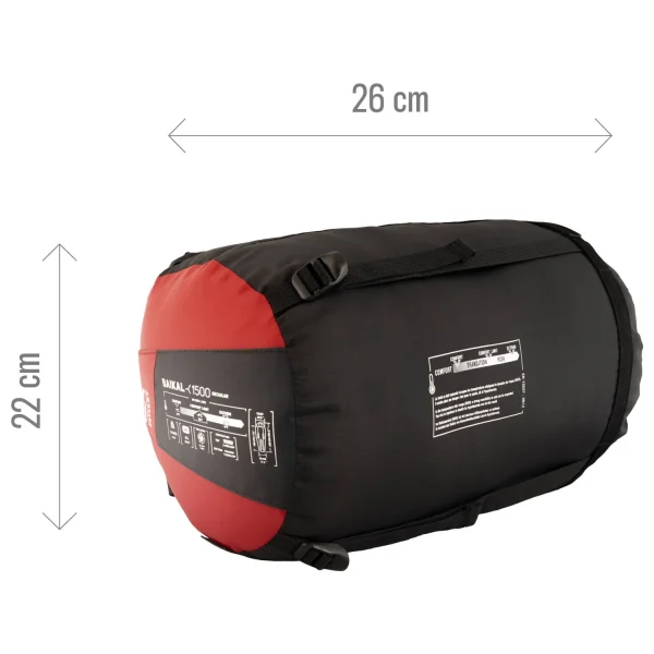Millet – Baikal 1500 – Sac De Couchage Synthétique officiel 6