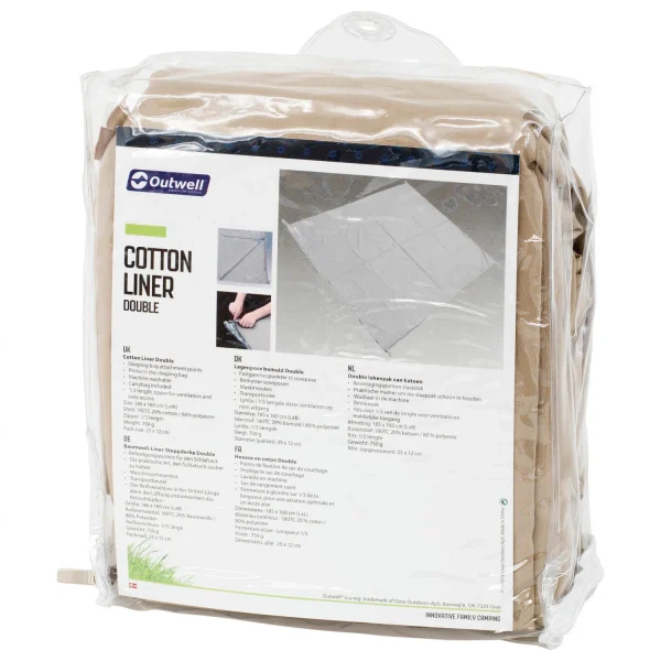 Outwell – Cotton Liner – Drap De Sac marque moins cher 3